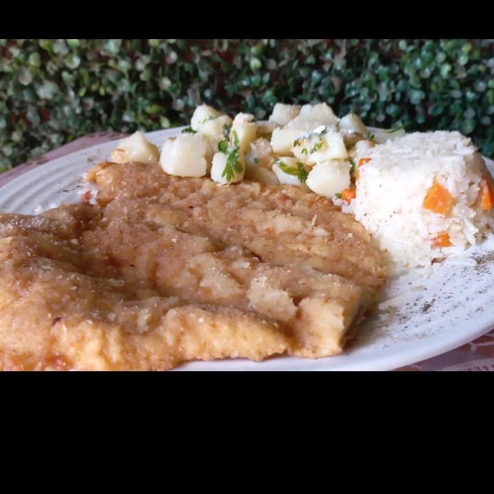 Milanesa con Papas a la Sarten