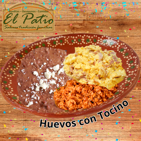 Huevos con Tocino