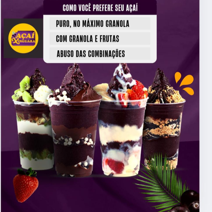 Leite em pó , banana , paçoca, MM, granola ,bolinha de chocolate ,ovomaltine e leite condensado