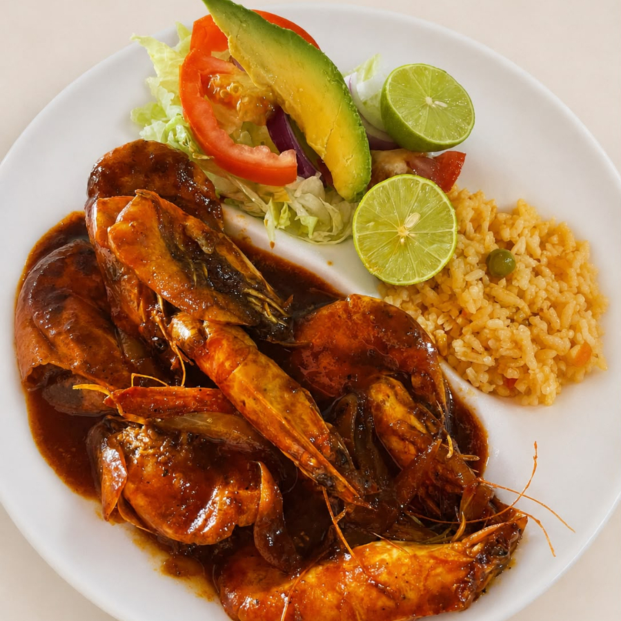 Camarones a la Diabla