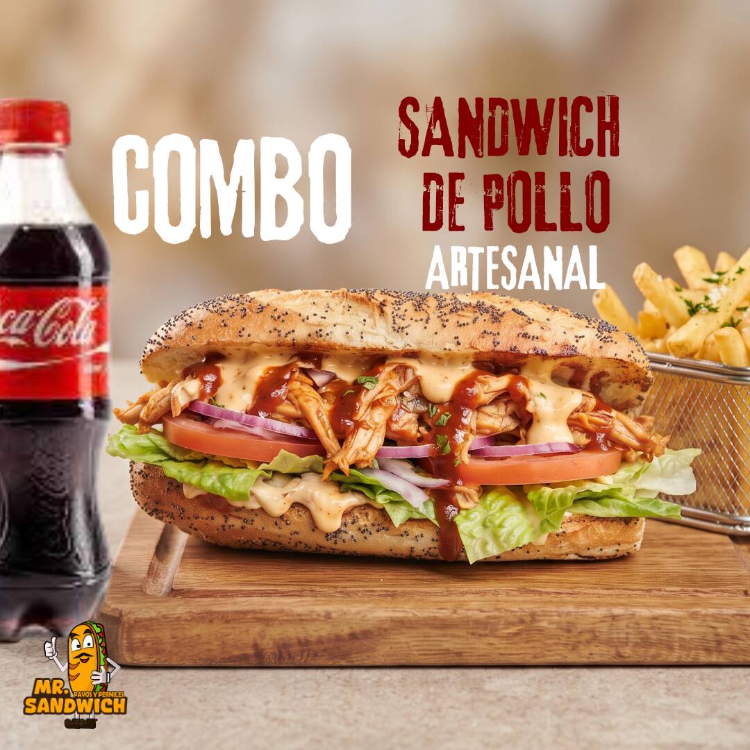 Combo Sandwich Pollo Personal Completo