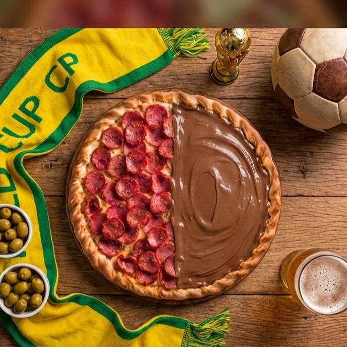 Calabresa, Chocolate e dolly guarana 2l