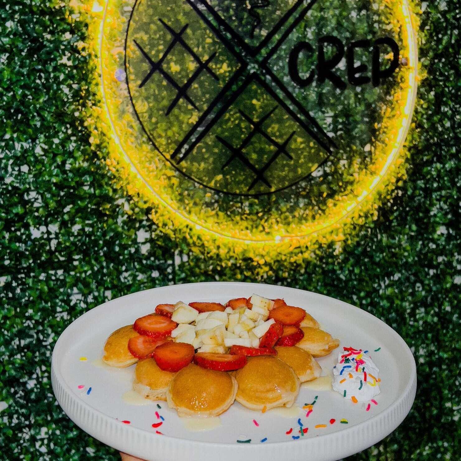 12 Pzas Mini Hotcakes Con Relleno