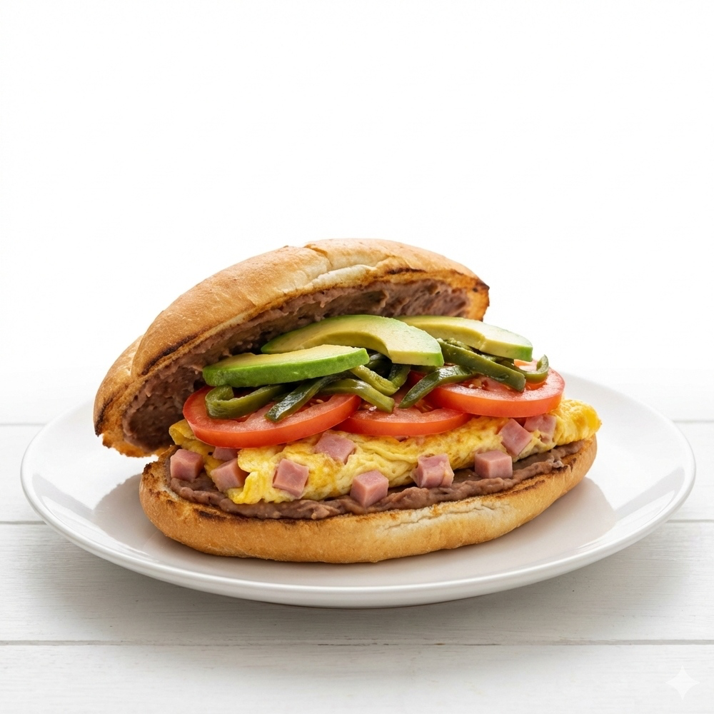 Torta Huevo con Jamón
