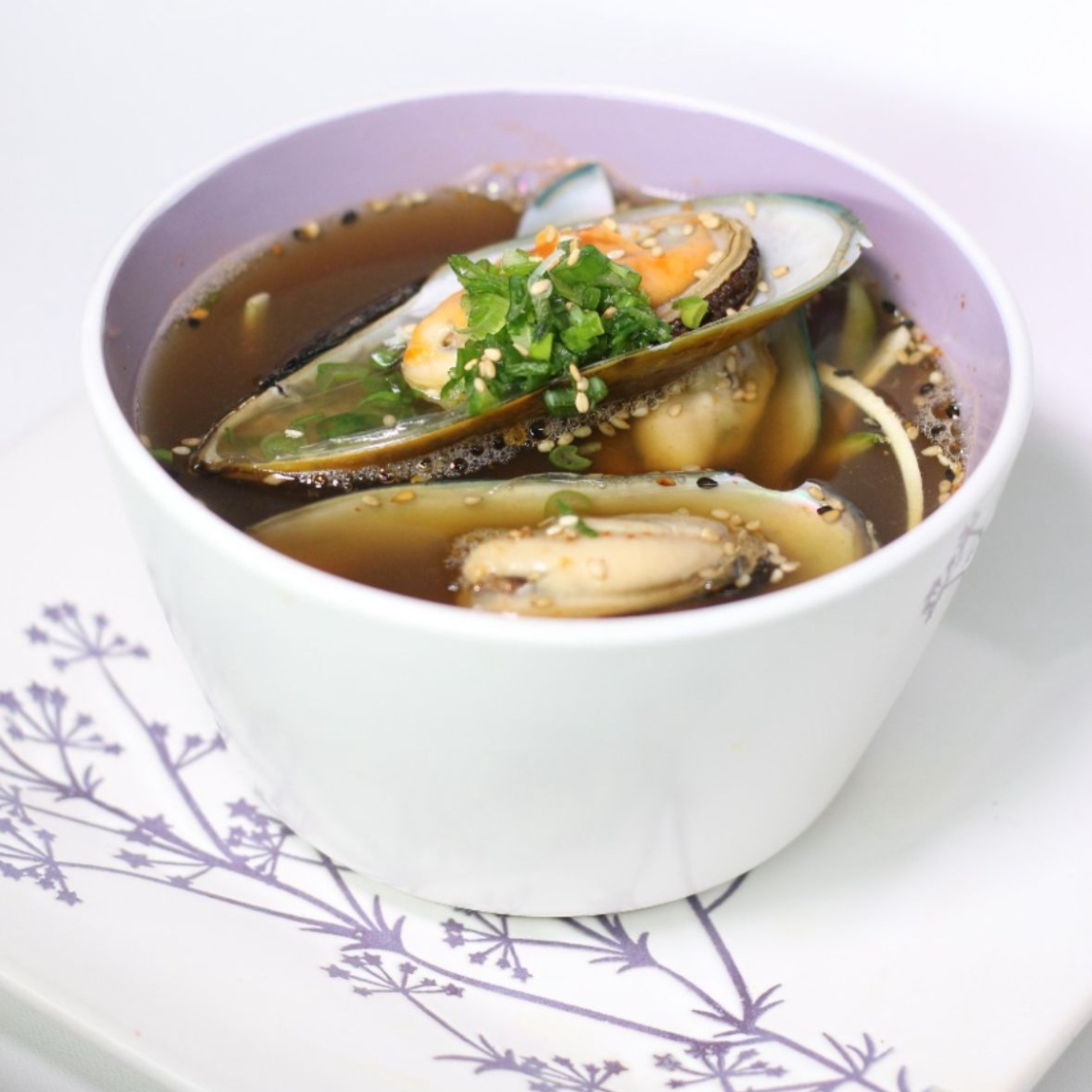 SOPA DE MEJILLON Y ROBALO