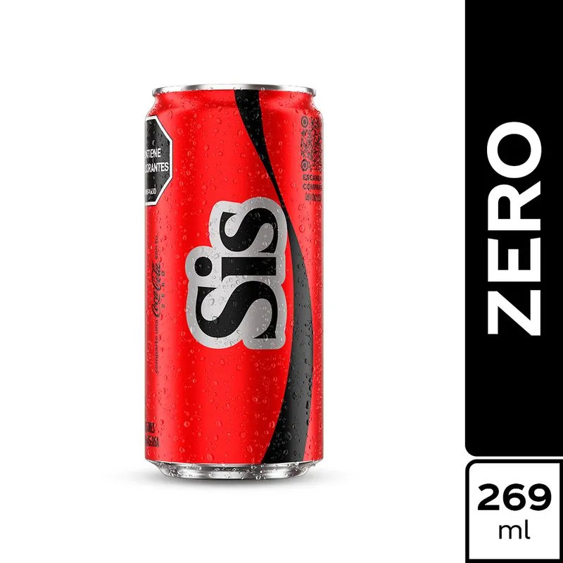 Gaseosa COCA-COLA ZERO 269 Ml