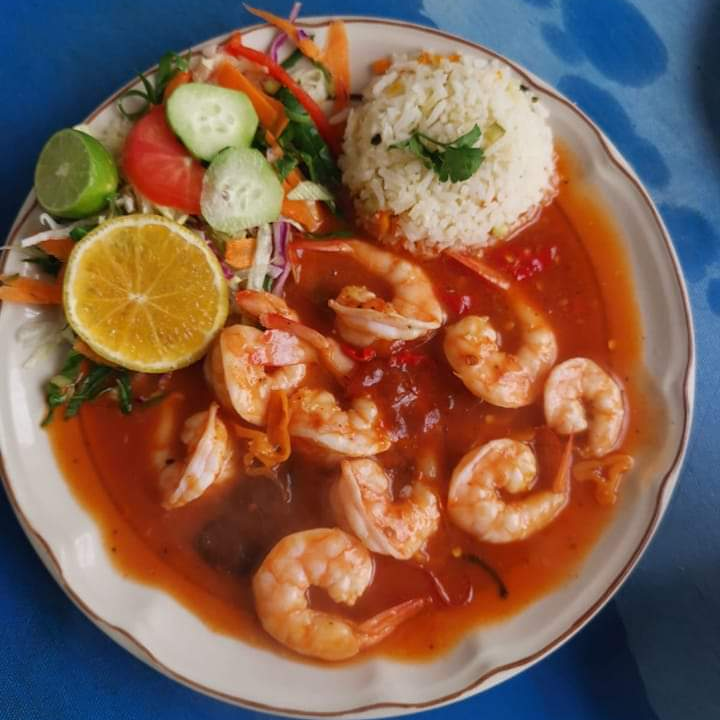 Camarones a la Diabla