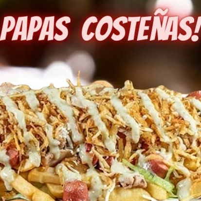 Salchipapa Costeño