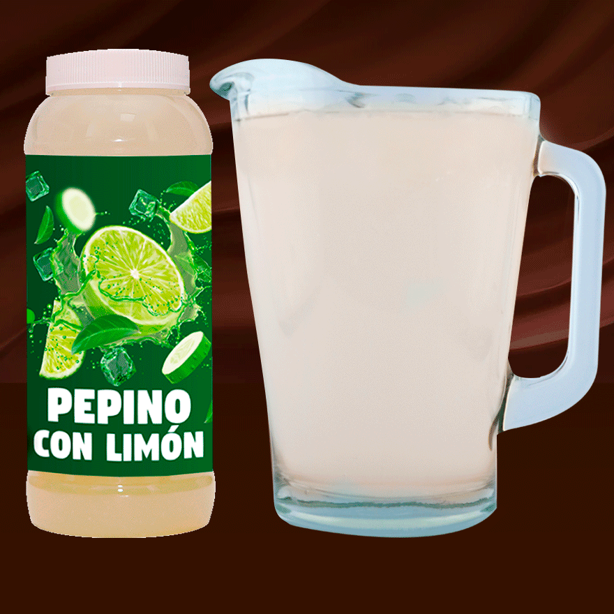 Agua de Pepino con Limón 1 L