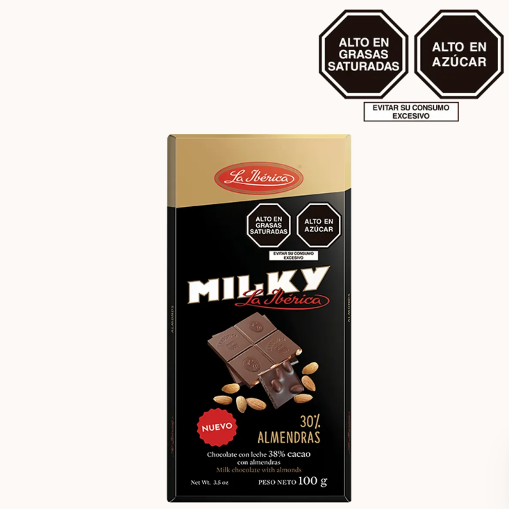 Tableta Milky Almendras 100 g