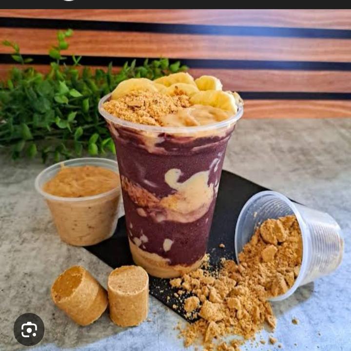 açai,granola,leite em po,leite condensado,paçoca