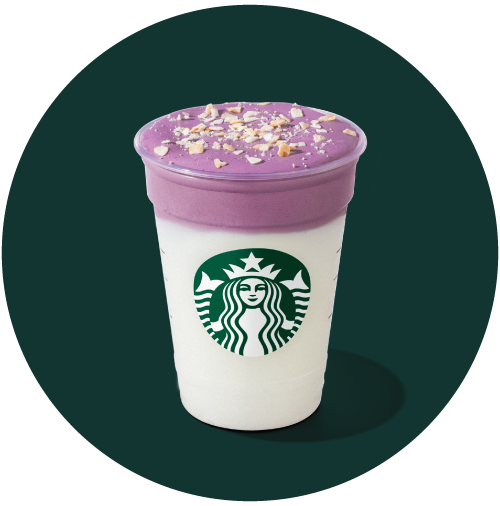 Coconut Cream Frappuccino® con Ube Cold Foam