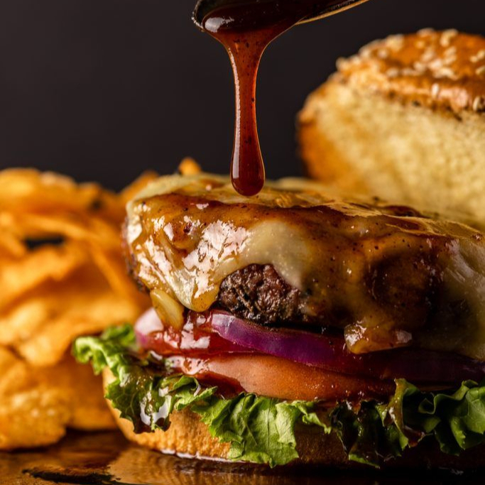 Hamburguesa bbq