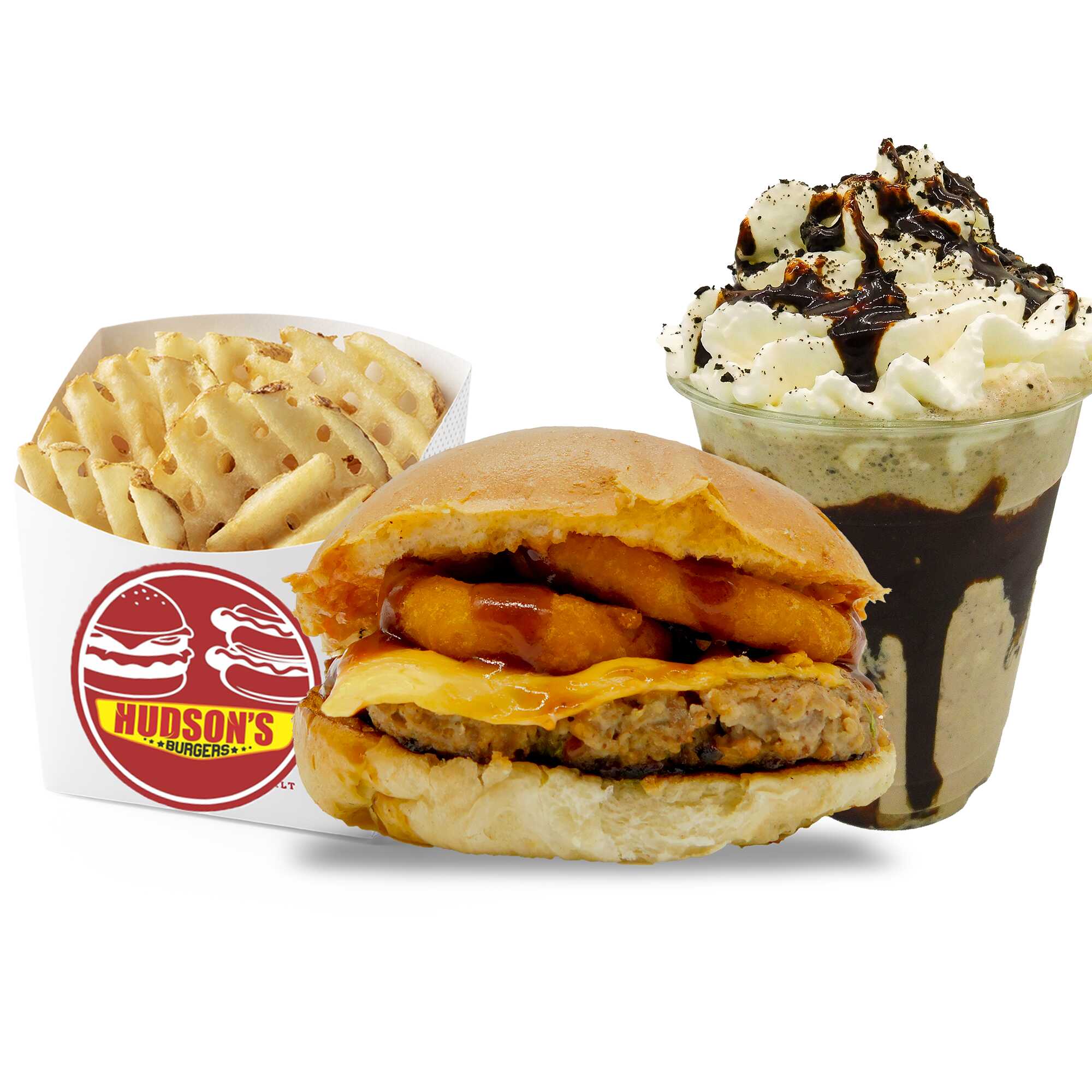 Combo-Chicago+papas Waffle+Malteada de OREO