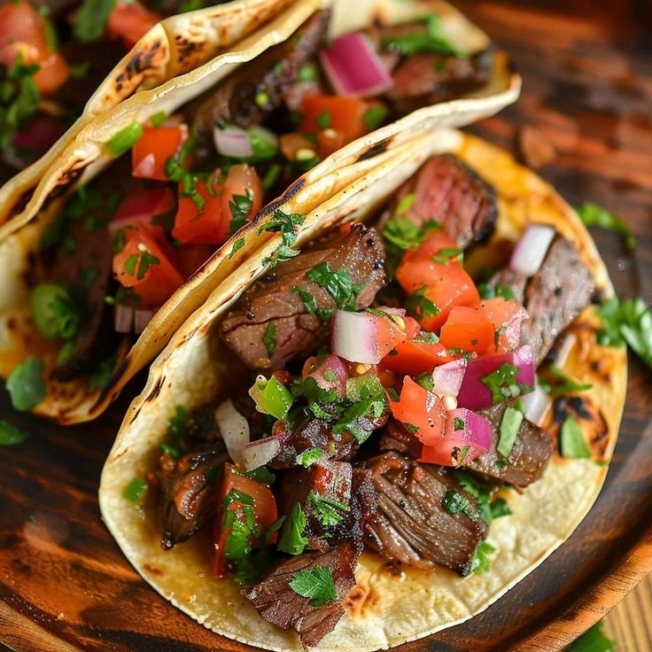 Taco de Carne Asada Sencillo