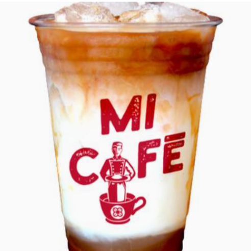 Caramelo Macchiato Helado Grande