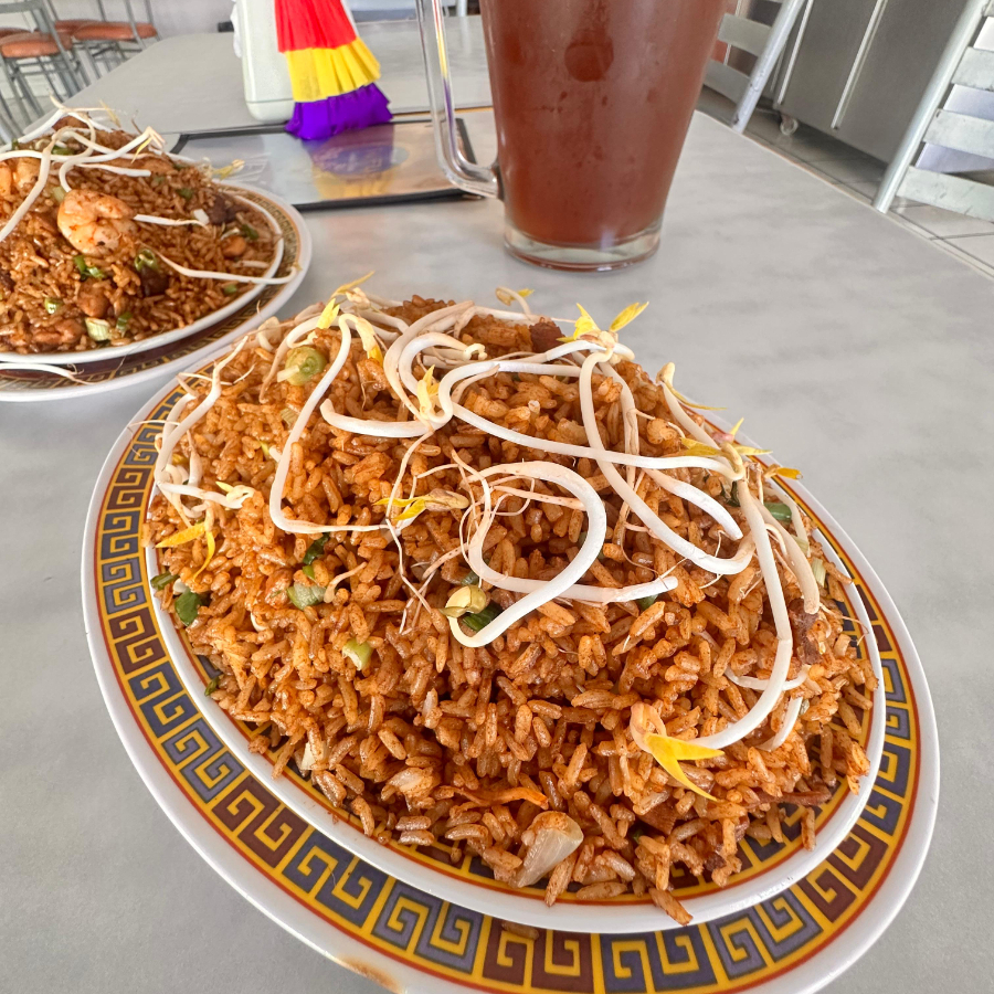 Arroz Frito con Pollo