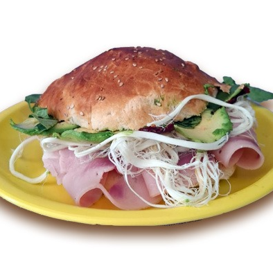 Cemita con Jamón