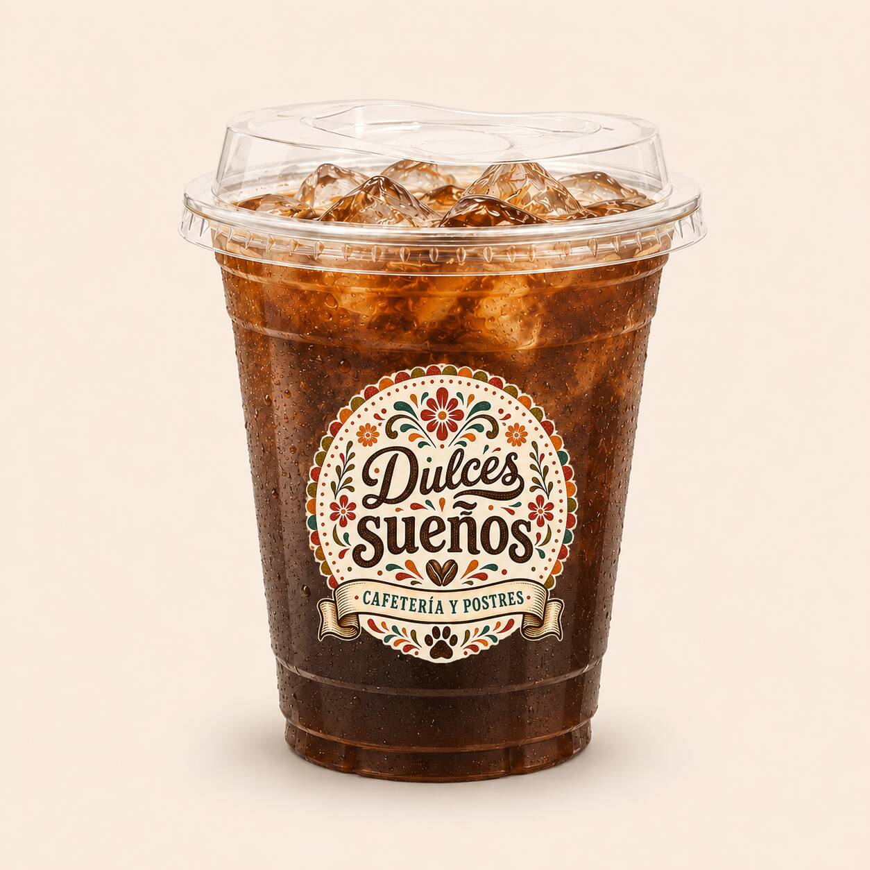 Americano helado 16 oz