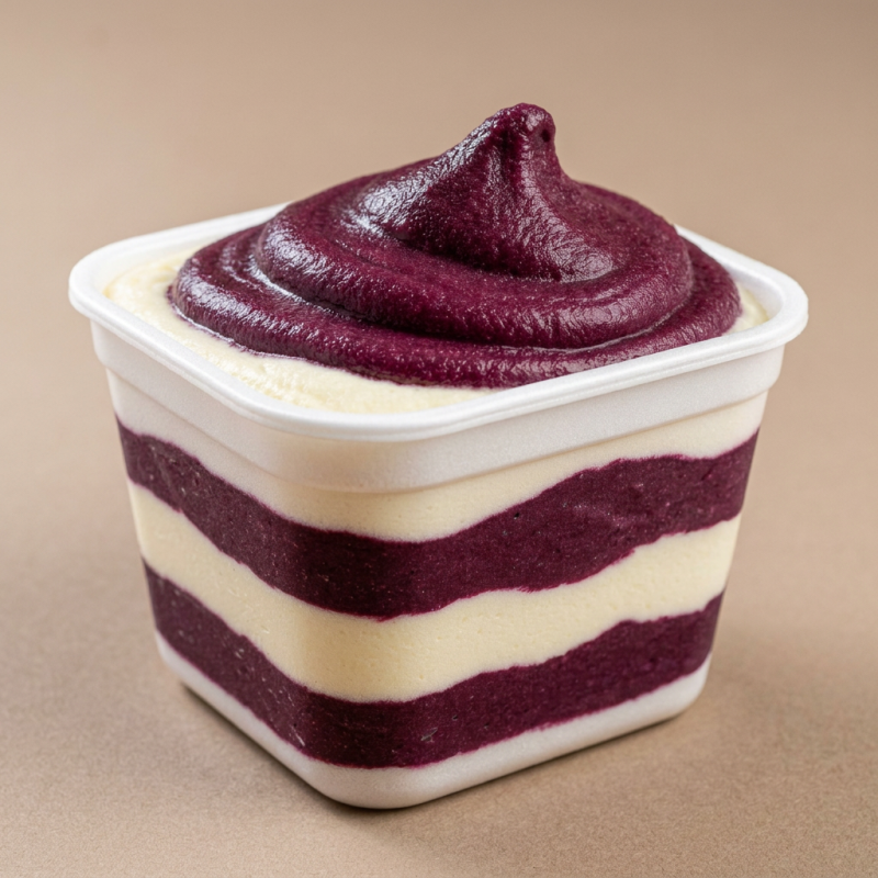 Açaí super cremoso com creme Ninho artesanal obs: na marmita de isopor