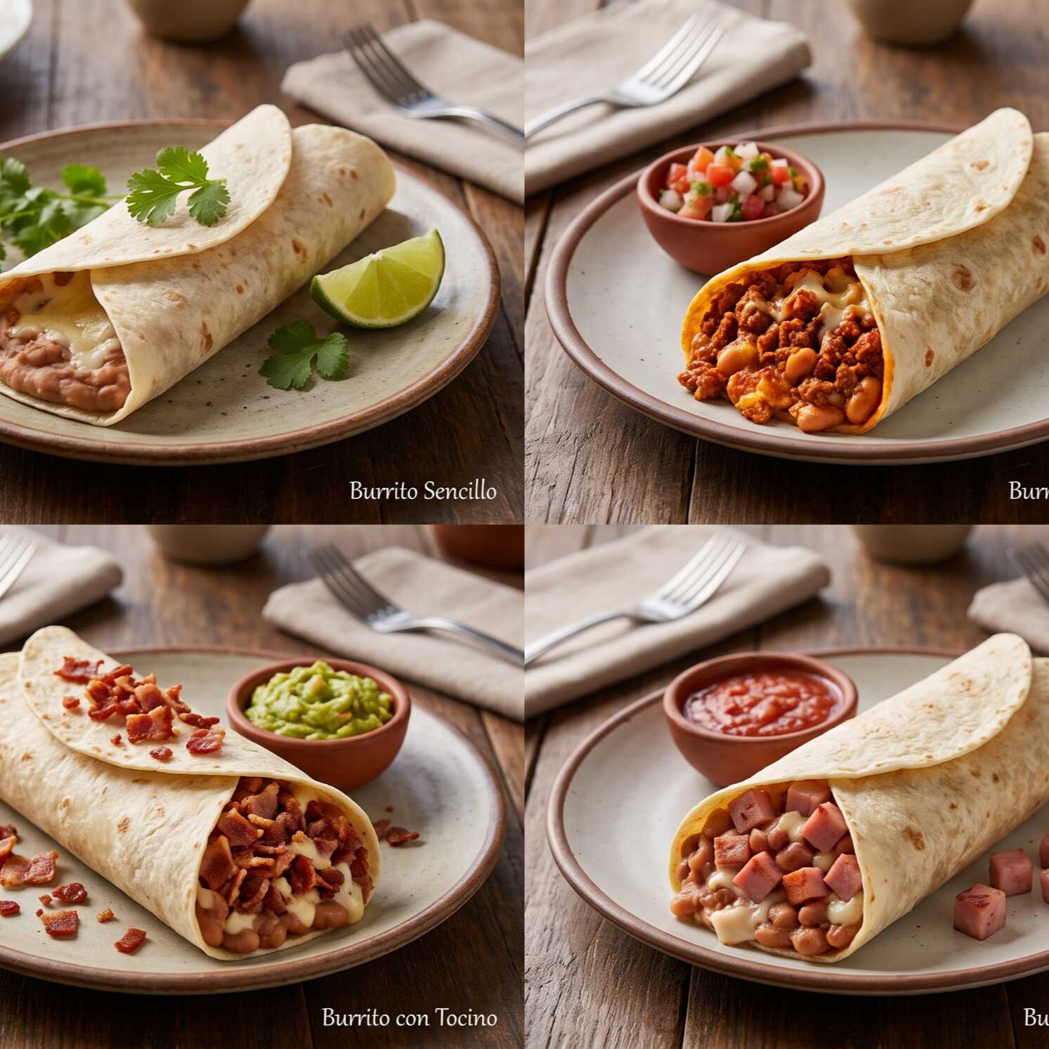 Burrito con Tocino