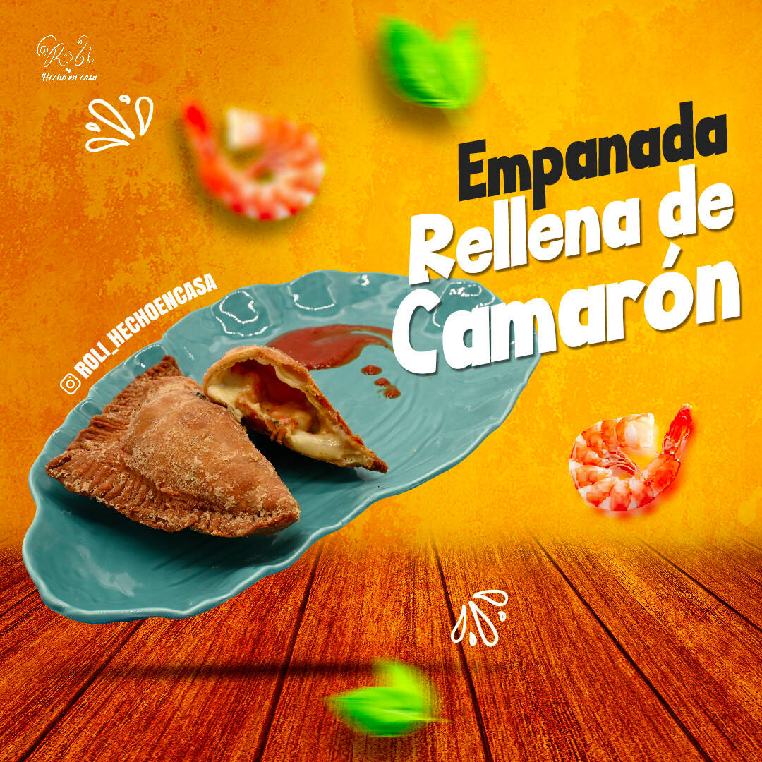 EMPANADA RELLENA DE CAMARÓN