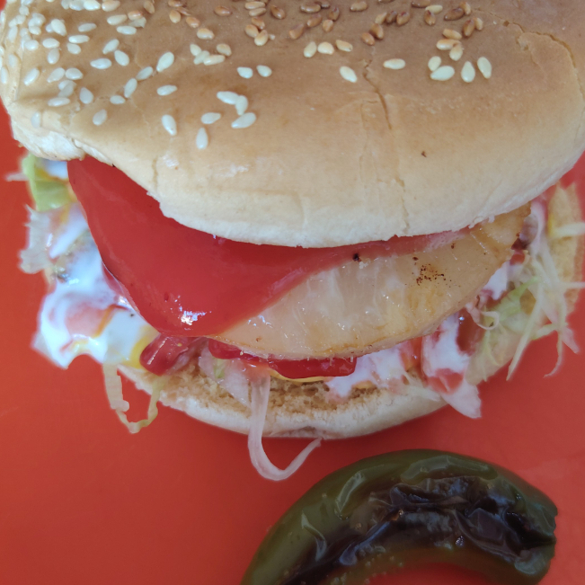 Hamburguesa Hawaiana