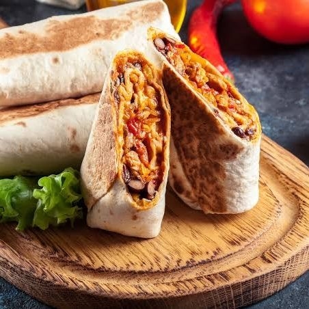Mega Burrito de Pollo Deshebrado