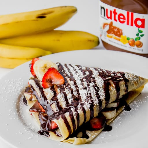 Crepa NUTELLA con Fresa y Platano