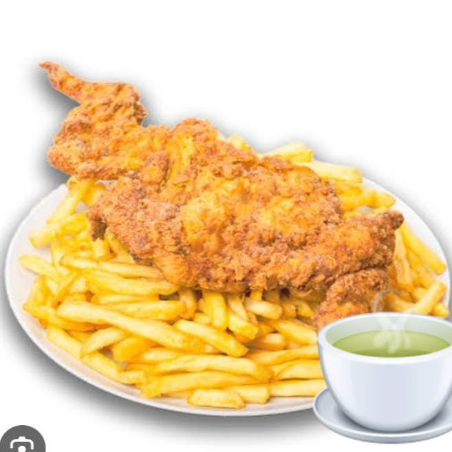 Broster con Huevo y refresco