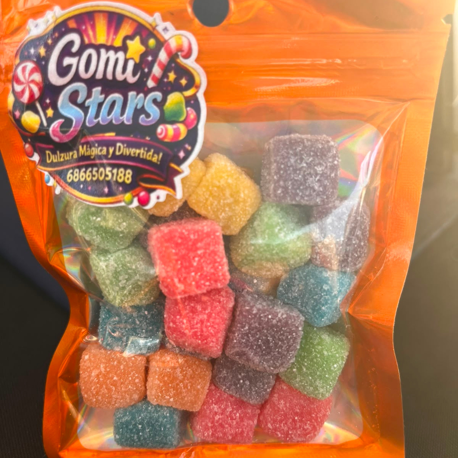 Gomitas en cubitos sabores varios