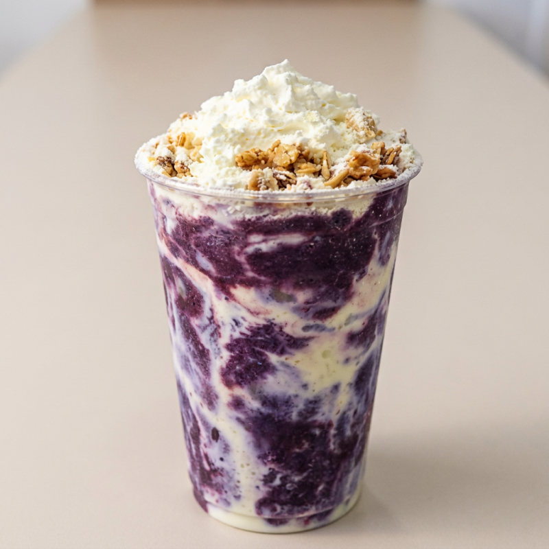 Açaí + 3 complementos grátis.