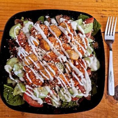 ensalada pollo bbq