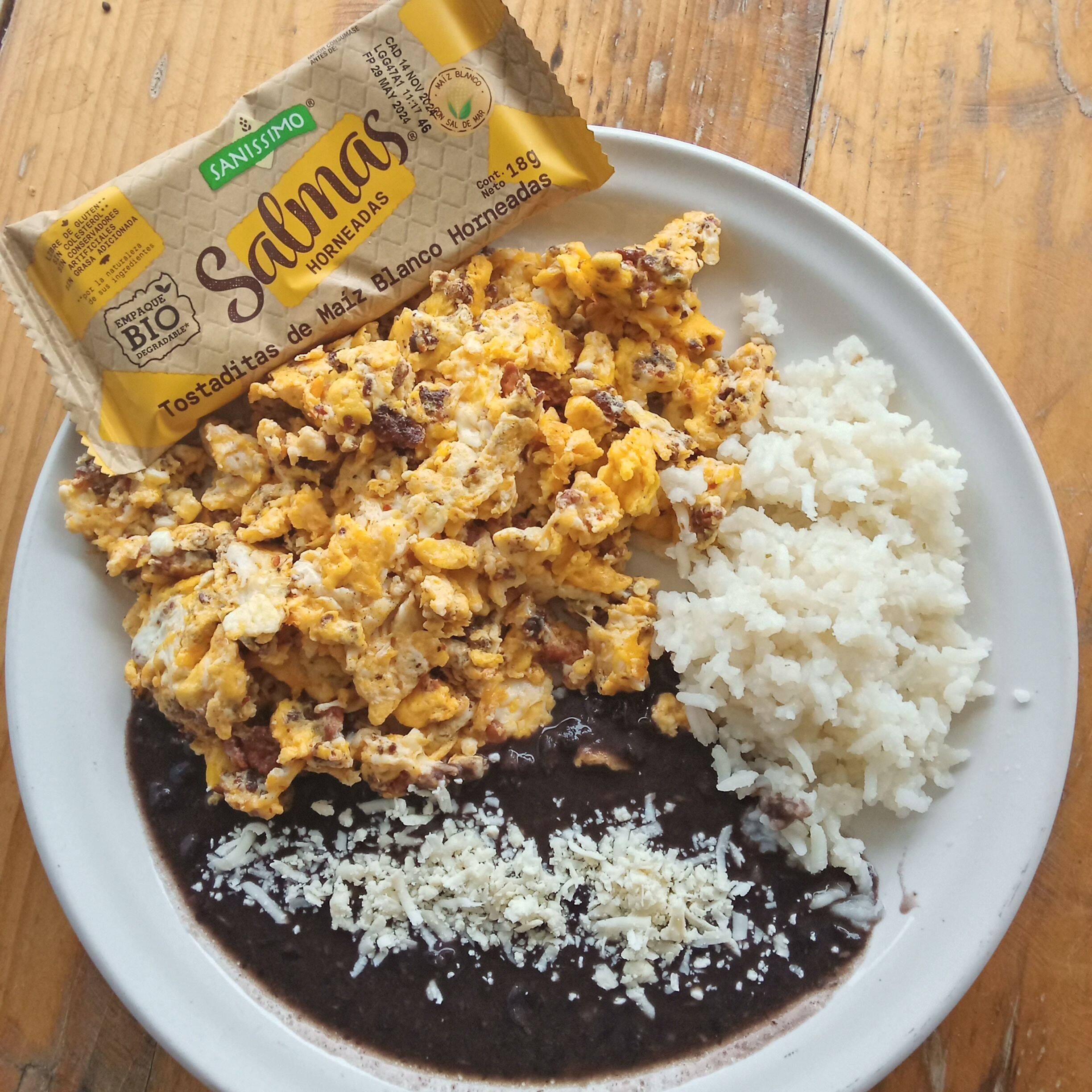 Huevos con chorizo