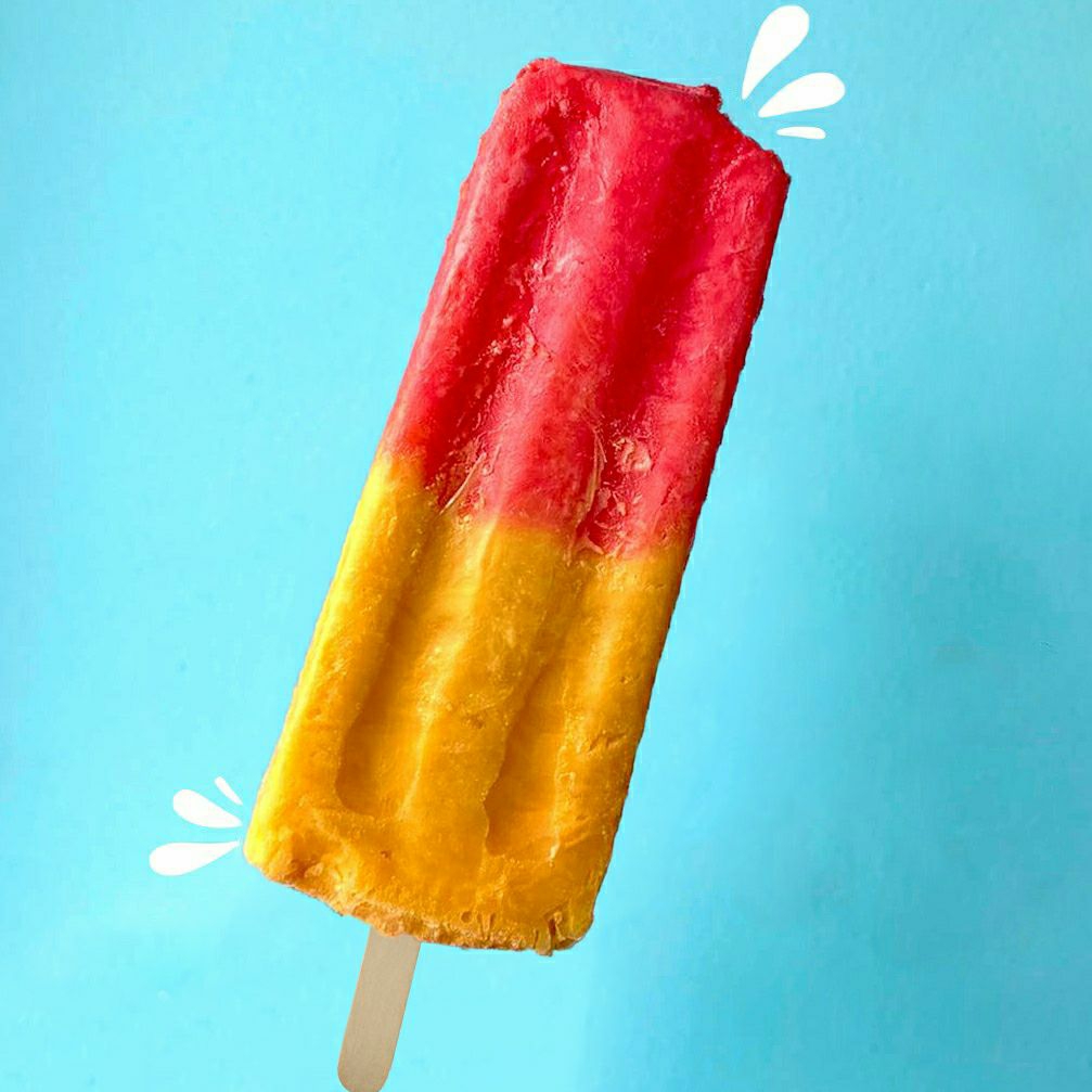 Paleta vainilla/fresa chica