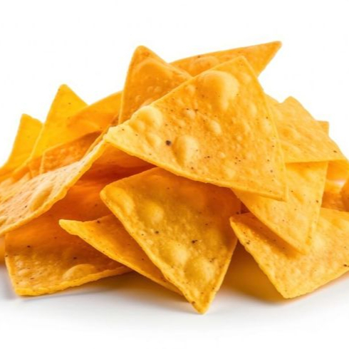 Feito com 100% milho e sem conservantes ‼️ Somente as tortillas de milho crocante. Utilize como quiser na sua casa ( com sal,geleias, cremes, sorvetes, etc). Ou peça com nossos molhos adicionais.