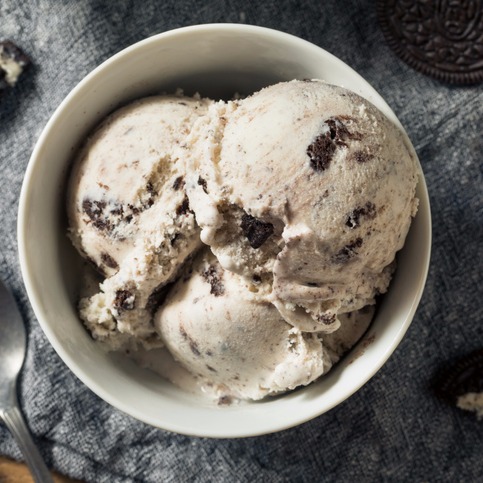 Helado Cookies and Cream