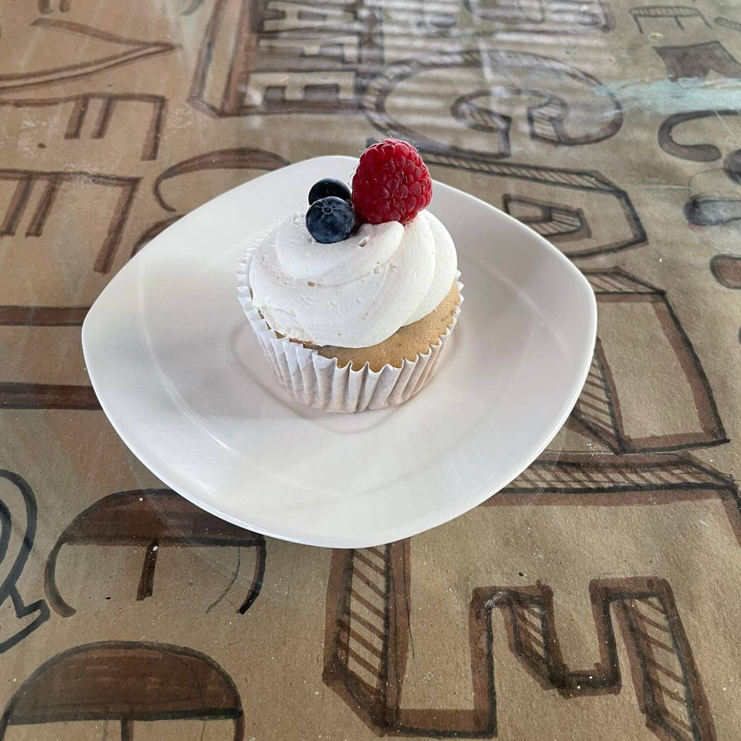 Cupcake Frutos Rojos