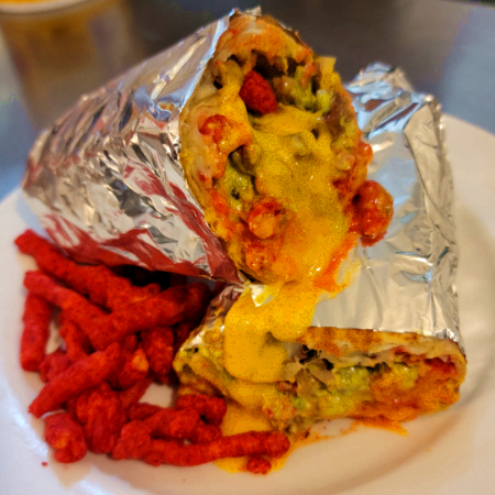 Burro flamin hot