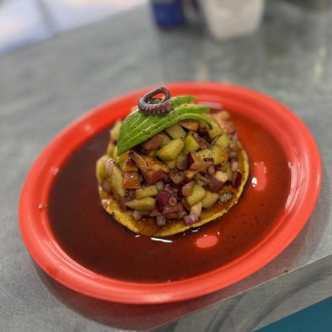 Tostada de Pulpo