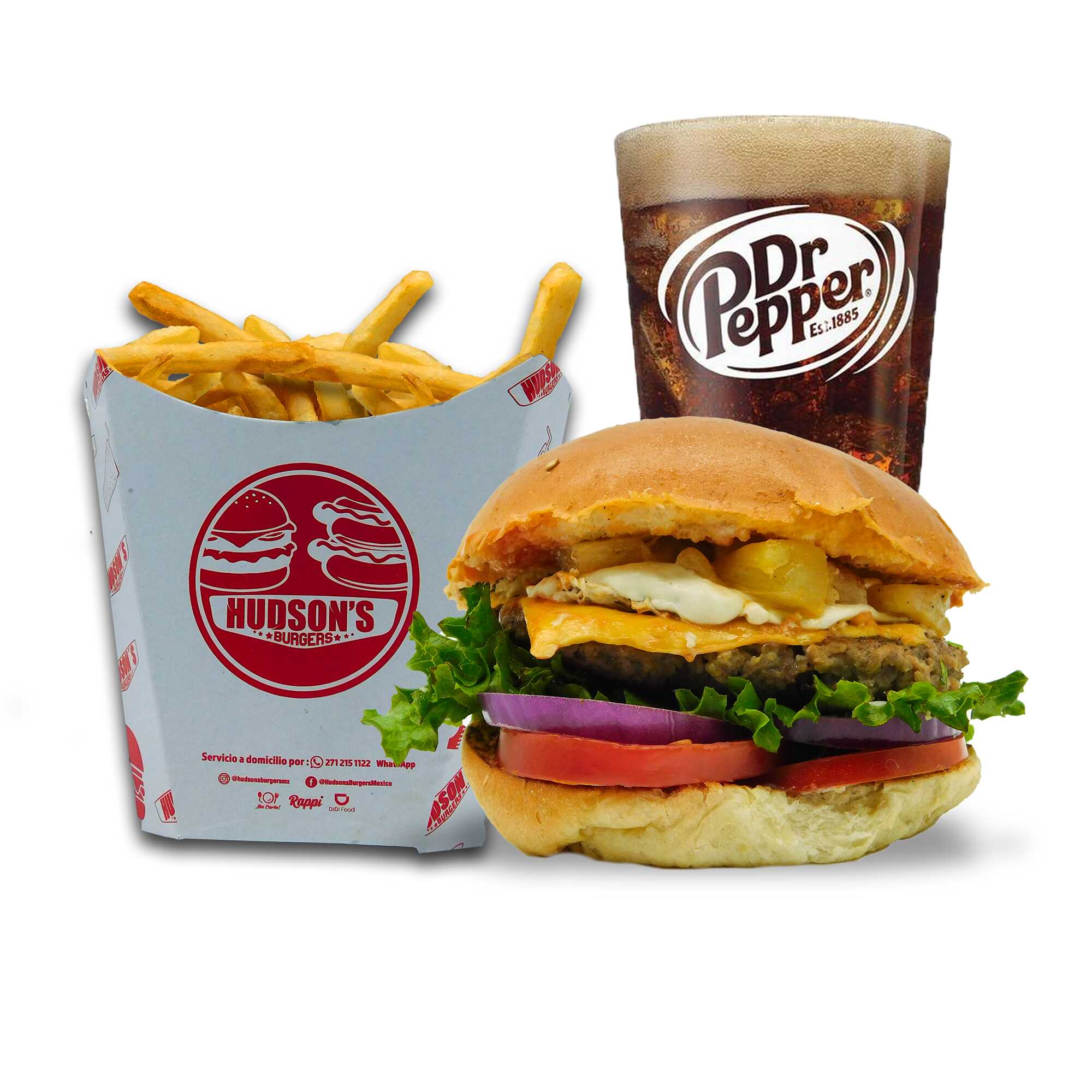 Combo-Hawaiana+Papas+Dr Pepper Cream Soda600ml