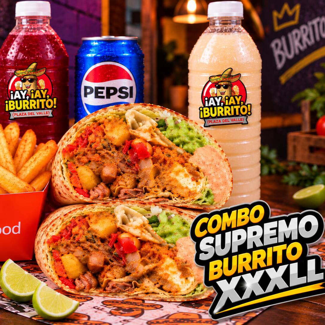 COMBO SUPREMO BURRITO XXXLL