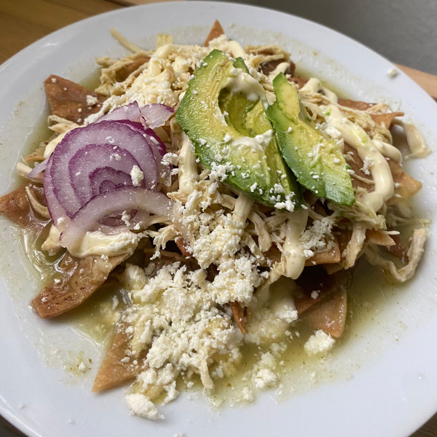 Chilaquiles Tux Verdes