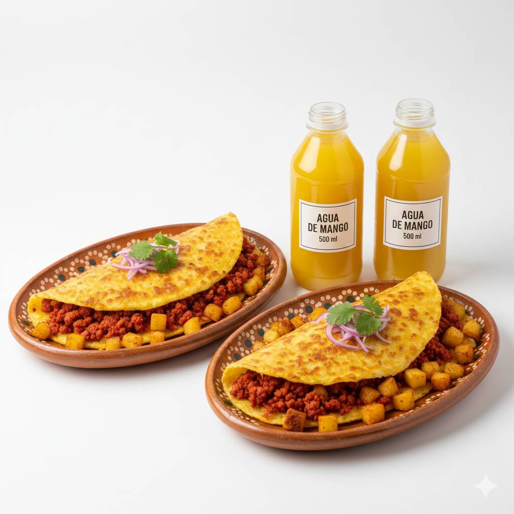 COMBO 2 Costras Toluqueñas + Aguas de Mango GRATIS
