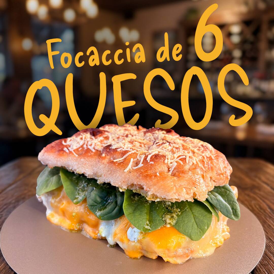 Focaccia 6 Quesos