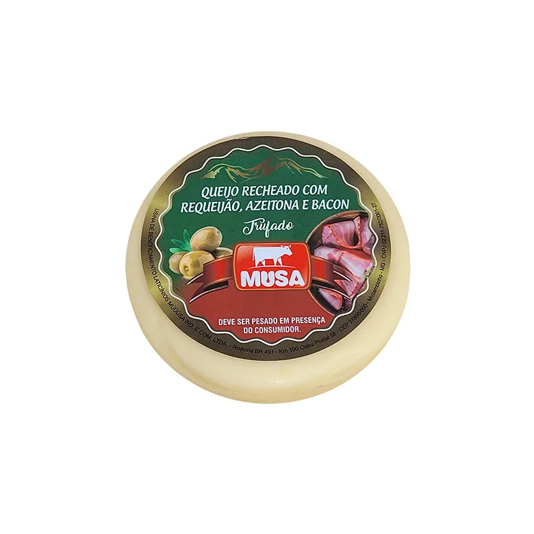 Queijo Trufado Azeitona com Bacon - Aprox. 450g