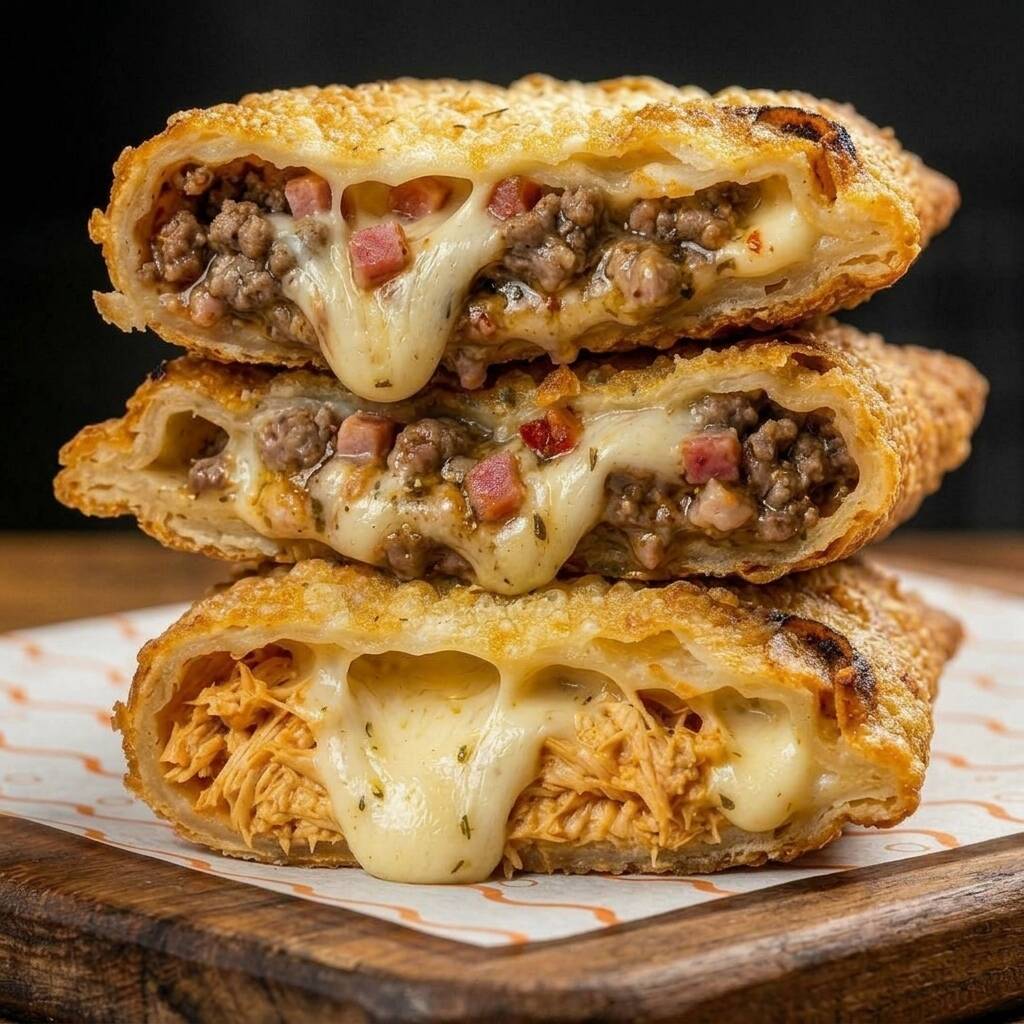 Escolha até 4 sabores que iremos caprichar no recheio. Receba ele dourado, crocante e gigante.
