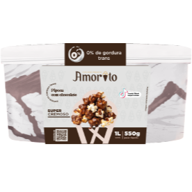 Ele chegou para roubar a cena: Chocolate com Pipoca! Crocante, divertido e surpreendente. Uma explosão de sabor que só a Amorito poderia trazer para você.