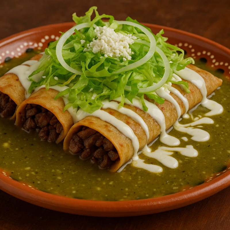 Enchiladas de Arrachera
