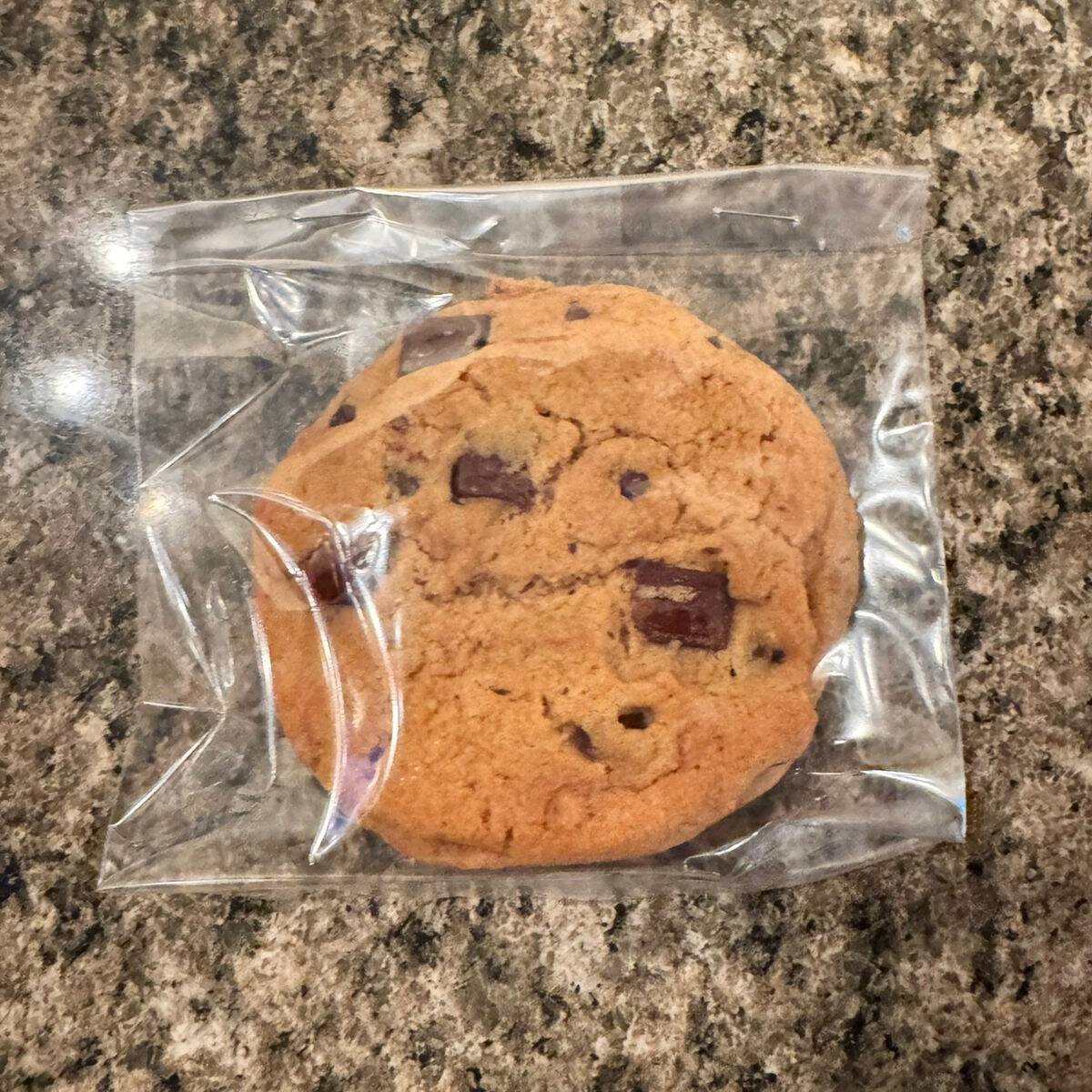 Galleta con chispas de chocolate